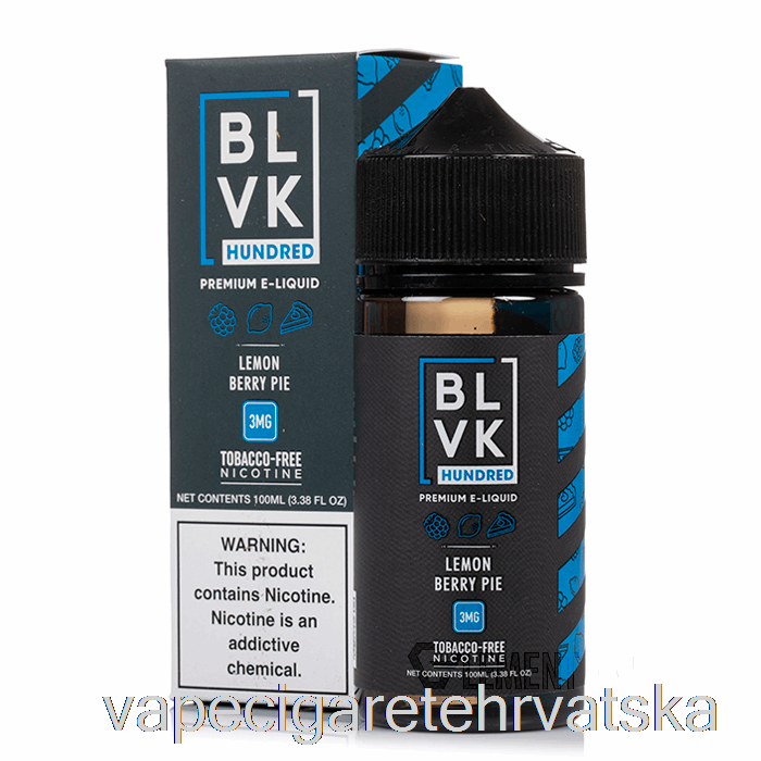 Vape Hrvatska Lemon Berry Pie - Blvk - 100ml 3mg